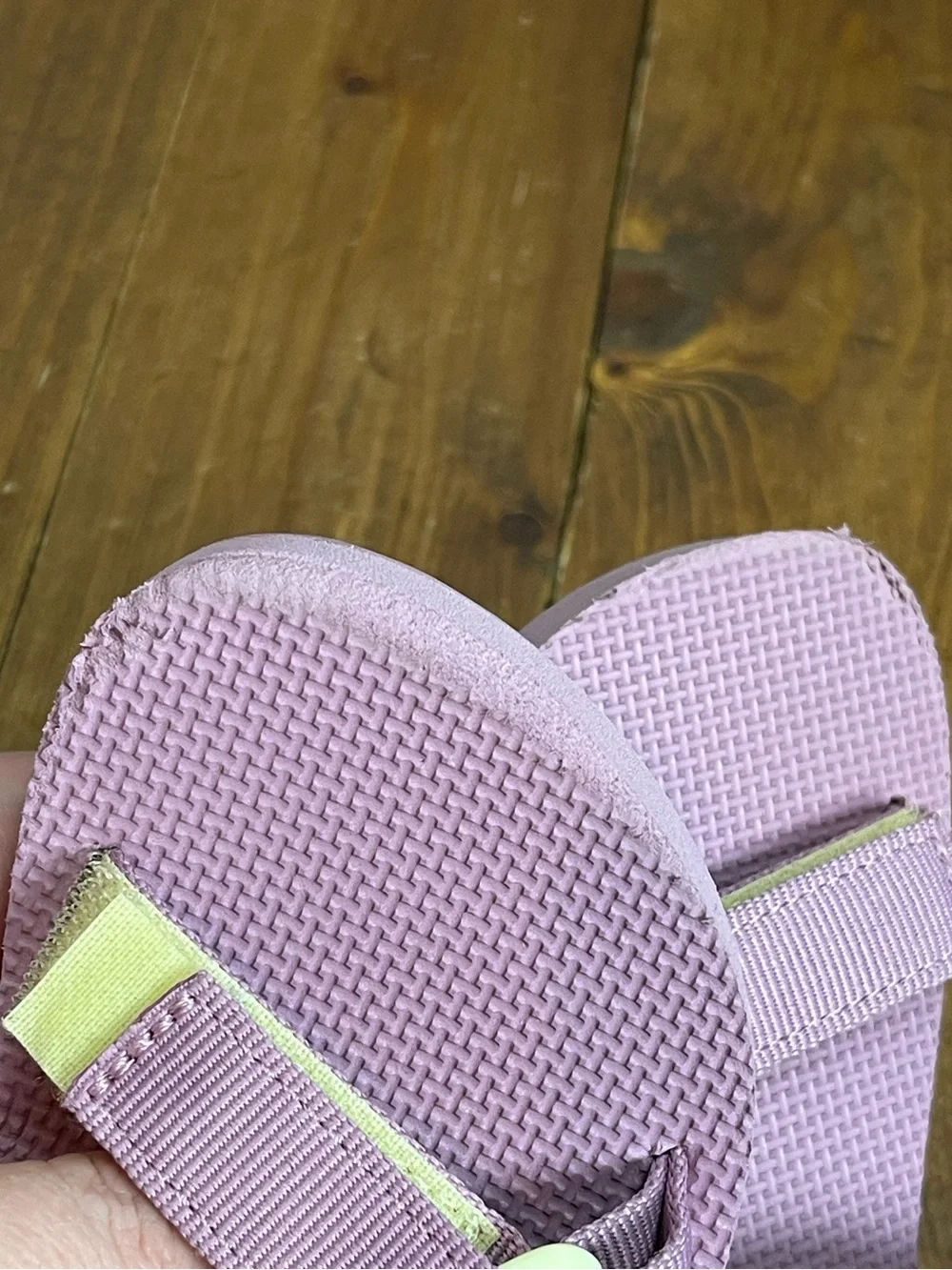 Teva toddler size 11 kids original universal sandals orchid teal